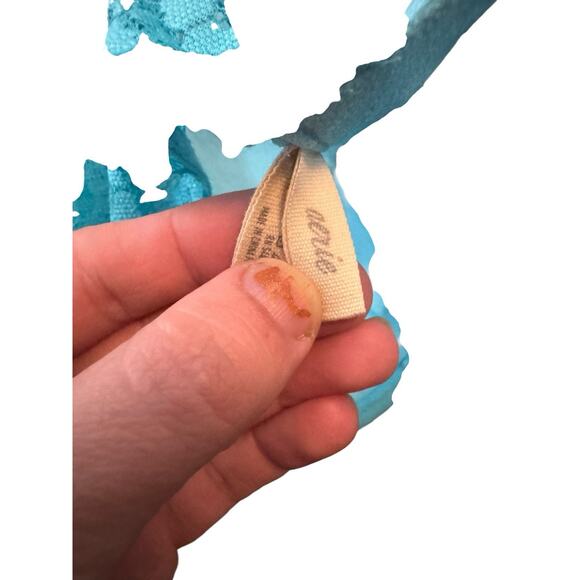 Aerie American Eagle Maddie Blue Two Toned Push Up Underwire Bra 34C - Picture 5 of 8